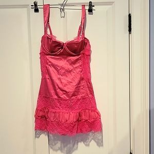 Victoria's Secret sexy little things pink raspberry colored lingerie size 34b